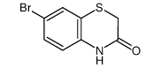 7-溴-2H-[1,4]-苯并噻嗪-3(4H)-酮结构式