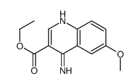 ethyl 4-amino-6-methoxyquinoline-3-carboxylate结构式