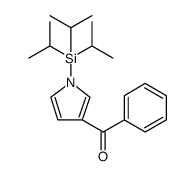 Methanone, phenyl[1-[tris(1-methylethyl)silyl]-1H-pyrrol-3-yl]结构式