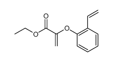 ethyl 2-(2-vinylphenoxy)acrylate结构式