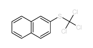 Naphthalene,2-[(trichloromethyl)thio]-结构式