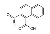 2-nitronaphthalene-1-carboxylic acid结构式