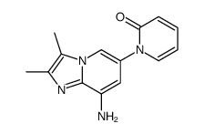 1-(8-amino-2,3-dimethylimidazo[1,2-a]pyridin-6-yl)pyridin-2-one结构式