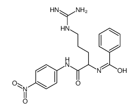 ()-N-[4-[(aminoiminomethyl)amino]-1-[[(4-nitrophenyl)amino]carbonyl]butyl]benzamide结构式