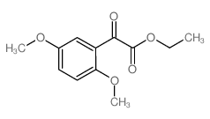 ethyl 2-(2,5-dimethoxyphenyl)-2-oxoacetate结构式