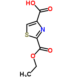 2,4-噻唑二羧酸,2-乙酯结构式