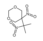 5-nitro-5-(2-nitropropan-2-yl)-1,3-dioxane结构式
