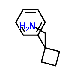 (1-苯基环丁基)甲胺结构式