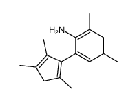 2,4-dimethyl-6-(2,4,5-trimethylcyclopenta-1,4-dien-1-yl)aniline结构式