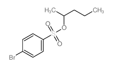 Benzenesulfonic acid,4-bromo-, 1-methylbutyl ester结构式
