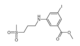 methyl 3-iodo-5-(3-methylsulfonylpropylamino)benzoate结构式