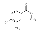 4-氯-3-甲基苯甲酸甲酯结构式