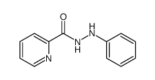 2-Pyridinecarboxylic acid, 2-phenylhydrazide结构式