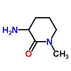 3-氨基-1-甲基-哌啶-2-酮结构式