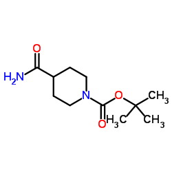 N-BOC-4-哌啶甲酰胺结构式