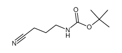 Carbamic acid, (3-cyanopropyl)-, 1,1-dimethylethyl ester (9CI)结构式