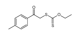 Carbonodithioic acid, O-ethyl S-[2-(4-methylphenyl)-2-oxoethyl] ester结构式