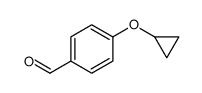 4-cyclopropyloxybenzaldehyde结构式