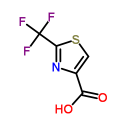 2-(三氟甲基)噻唑-4-羧酸结构式