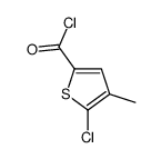 2-Thiophenecarbonylchloride,5-chloro-4-methyl-(9CI)结构式