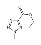 ETHYL 1-METHYL-1H-TETRAZOLE-5-CARBOXYLATE结构式