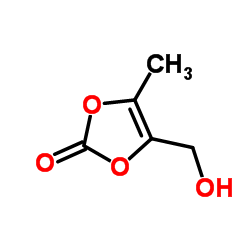 4-(羟基甲基)-5-甲基-[1,3]二氧代l-2-酮结构式