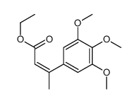 ethyl 3-(3,4,5-trimethoxyphenyl)but-2-enoate结构式