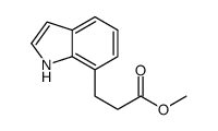 Methyl 3-(1H-indol-7-yl)propanoate结构式