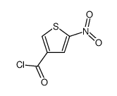 5-硝基噻吩-3-羰酰氯结构式