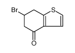 Benzo[b]thiophen-4(5H)-one, 6-bromo-6,7-dihydro结构式