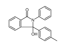 1H-Isoindol-1-one, 2,3-dihydro-3-hydroxy-3-(4-methylphenyl)-2-phenyl结构式