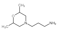 3-(2,6-二甲基-4-吗啉)-1-丙胺结构式