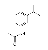 Acetamide, N-[4-methyl-3-(1-methylethyl)phenyl]-结构式