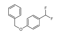 1-(benzyloxy)-4-(difluoromethyl)benzene结构式