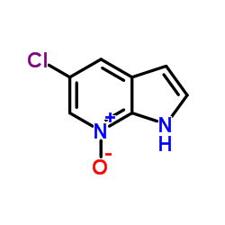 5-氯-1H-吡咯并[2,3-B]吡啶 7-氧化物结构式