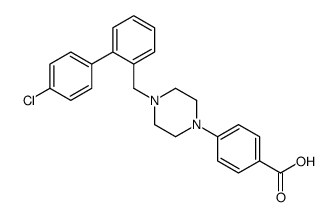 4-[4-(4'-Chloro-2-biphenylylmethyl)-1-piperazinyl]benzoic acid结构式