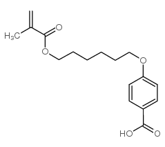 4-[6-(2-methylprop-2-enoyloxy)hexoxy]benzoic acid结构式