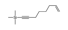 trimethyl(oct-7-en-1-ynyl)silane结构式