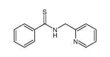 Benzenecarbothioamide, N-(2-pyridinylmethyl)结构式
