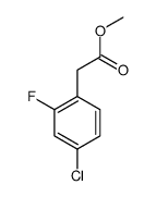 (4-氯-2-氟苯基)乙酸甲酯结构式