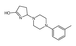 5-[4-(3-methylphenyl)piperazin-1-yl]pyrrolidin-2-one结构式