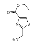 2-(氨基甲基)-1,3-噻唑-4-甲酸乙酯结构式
