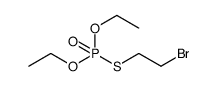 Phosphorothioic acid, S-2-bromoethyl O,O-diethyl ester结构式