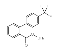 4-三氟甲基-联苯-2-羧酸甲酯结构式