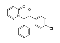 2-[2-(4-chlorophenyl)-2-oxo-1-phenylethyl]pyridazin-3-one结构式