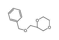 (2S)-2-(phenylmethoxymethyl)-1,4-dioxane结构式