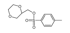 (S)-(1,4-二噁烷-2-基)甲基 4-甲基苯磺酸负离子结构式
