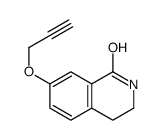 7-prop-2-ynoxy-3,4-dihydro-2H-isoquinolin-1-one结构式