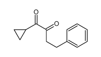 1-cyclopropyl-4-phenylbutane-1,2-dione结构式