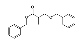 benzyl 2-methyl-3-phenylmethoxypropanoate结构式